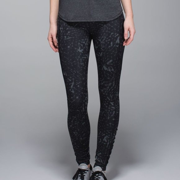 Lululemon Speed Tight III Full-On Luxtreme Star Crushed Coal Black Size 6 - Picture 8 of 10